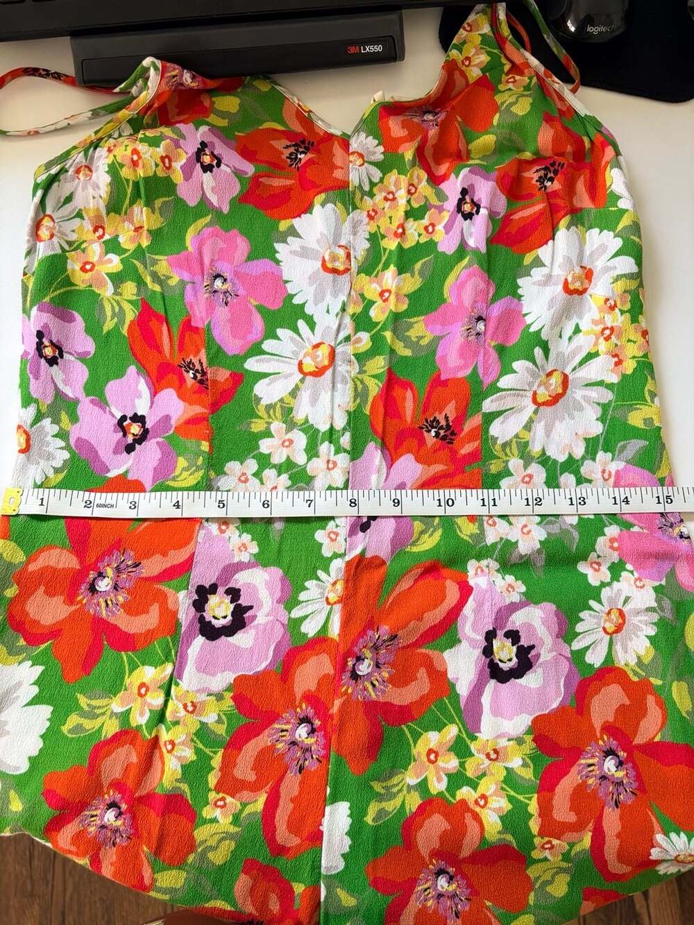 Kachel x Anthropologie Pandora Wide-Leg Jumpsuit Floral Green - Picture 6 of 8